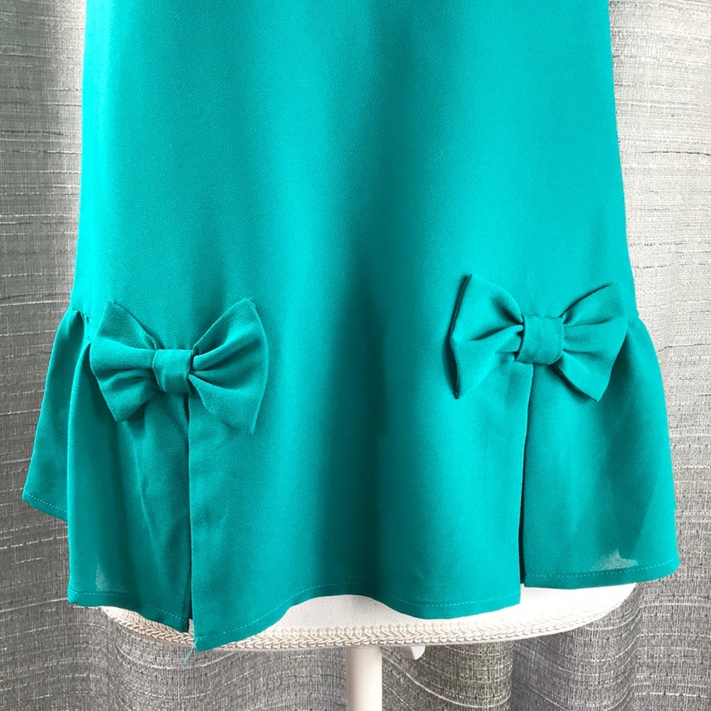 SALE 🙌🏻 Teal Peplum Eric + Lani Blouse - Picture 2 of 6